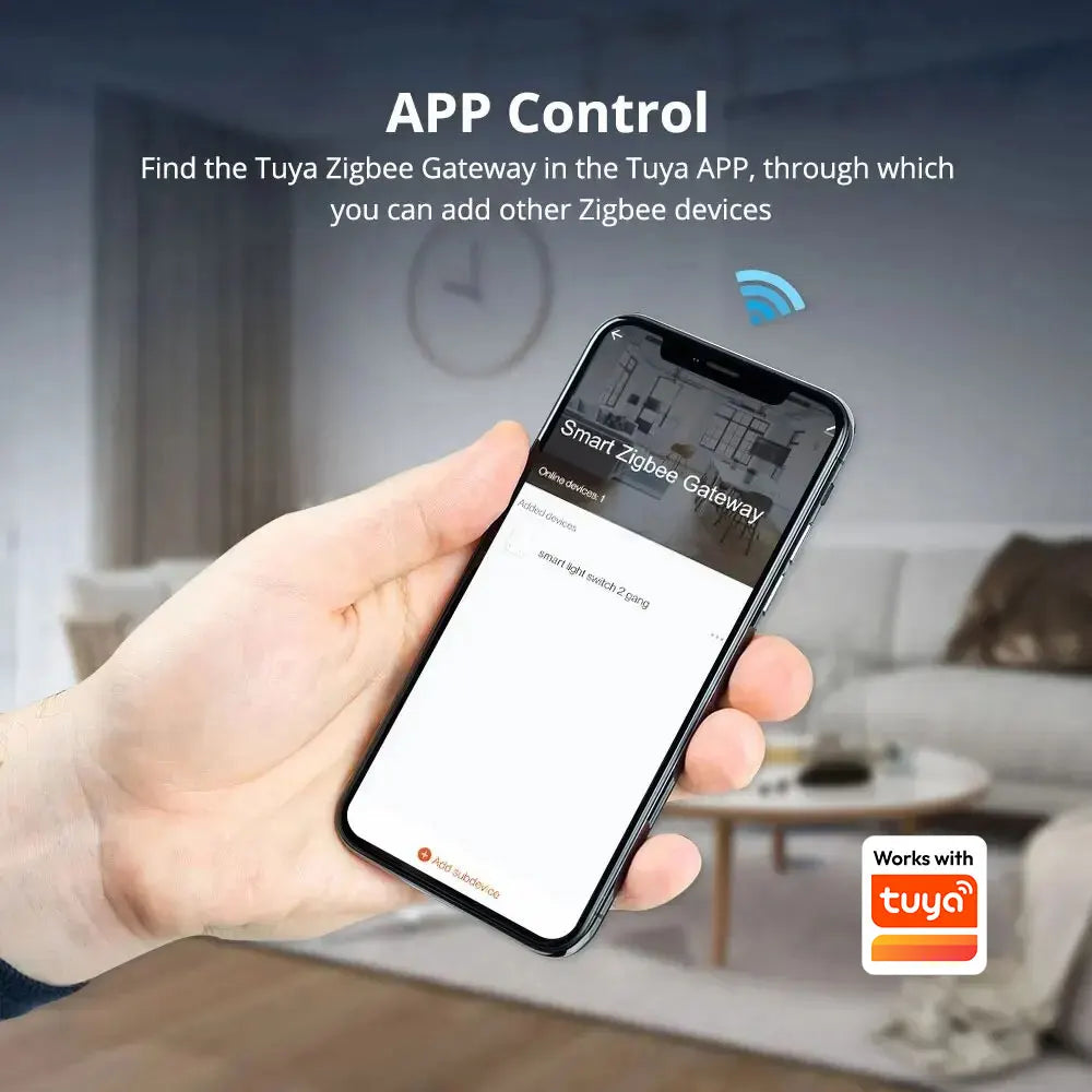 Zemismart Zigbee Hub — Wired Gateway with External Antenna