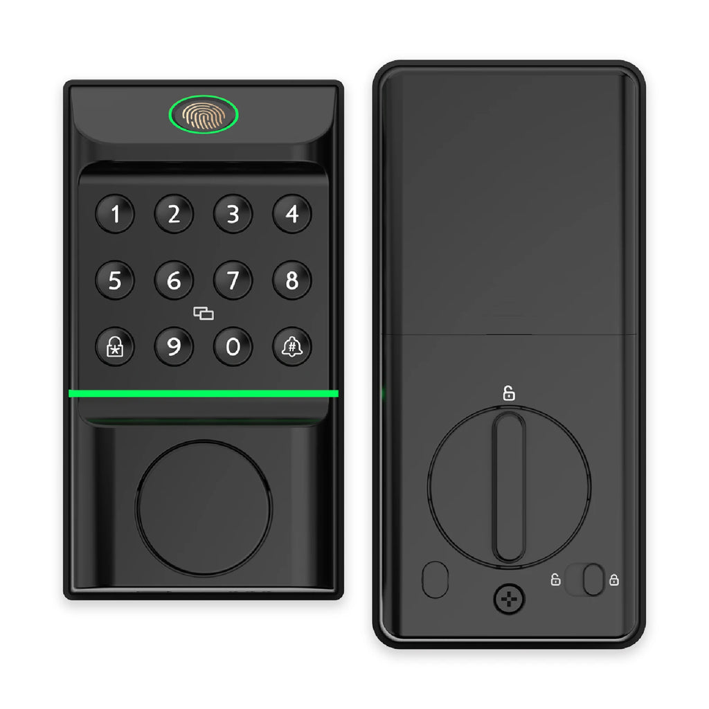 Smart Door Handle Lock — Fingerprint, Passcode & App Control