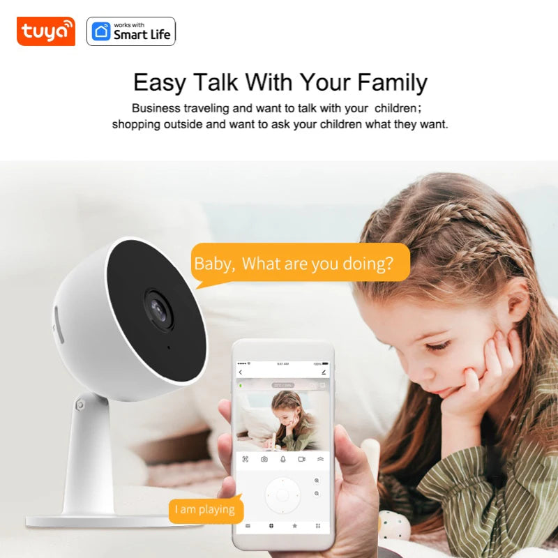 1080p WiFi Security Camera with 2-Way Audio
