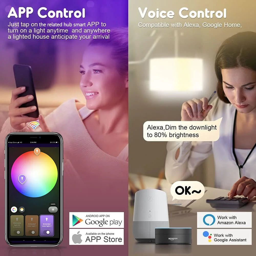 Zigbee Smart RGB LED Bulb (E27, 15W & 18W)