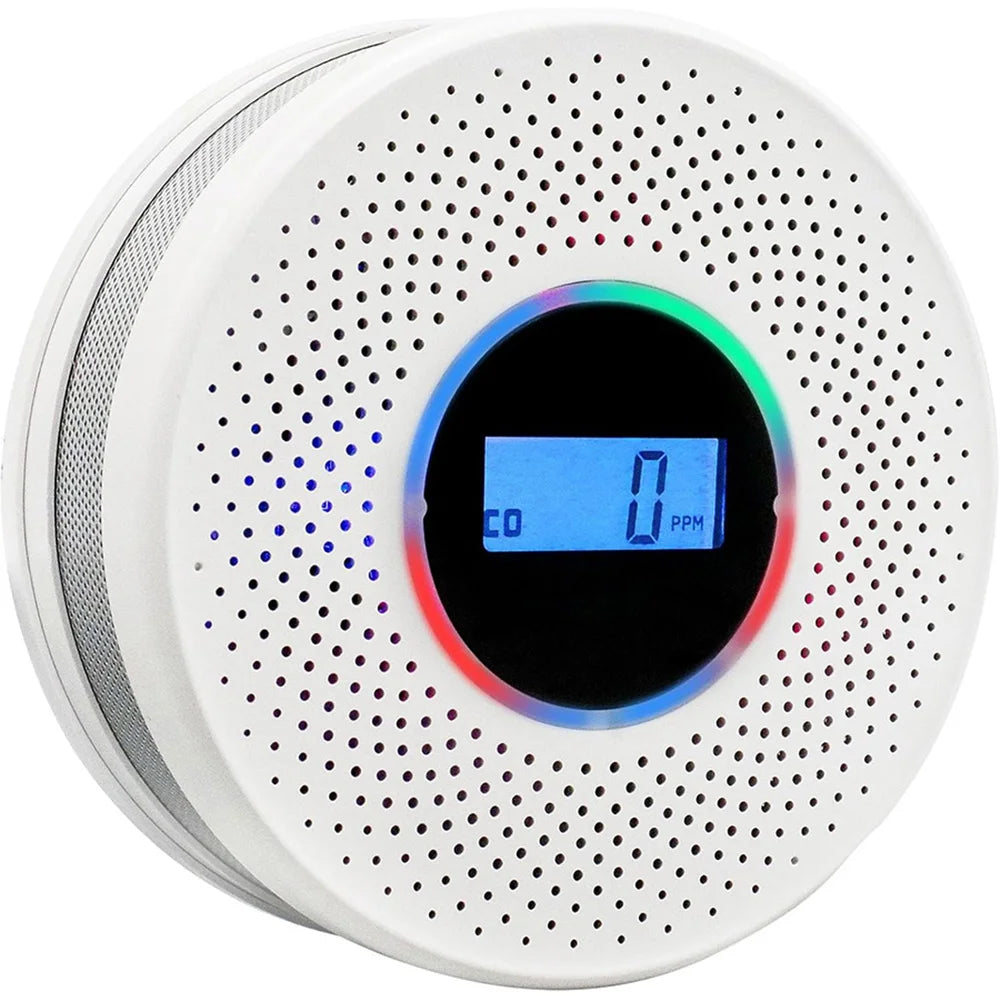 Smoke & Carbon Monoxide Alarm — 2-in-1 with Digital Display