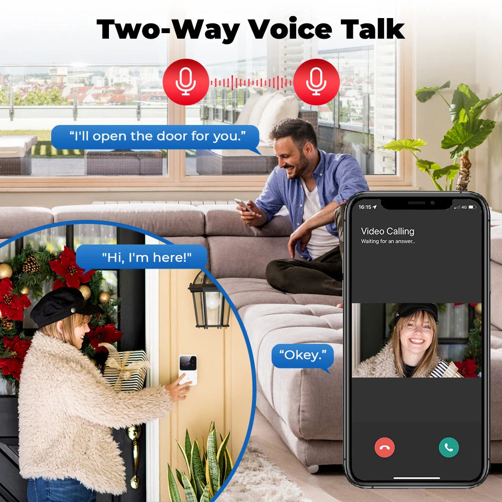 WiFi Video Doorbell with HD Camera