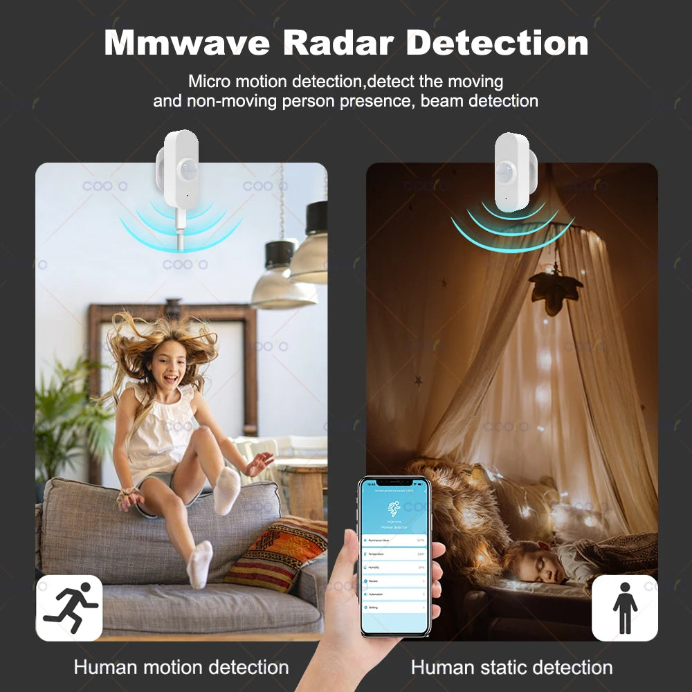 Budget mmWave + PIR Presence Sensor (Tuya/Zigbee2MQTT)