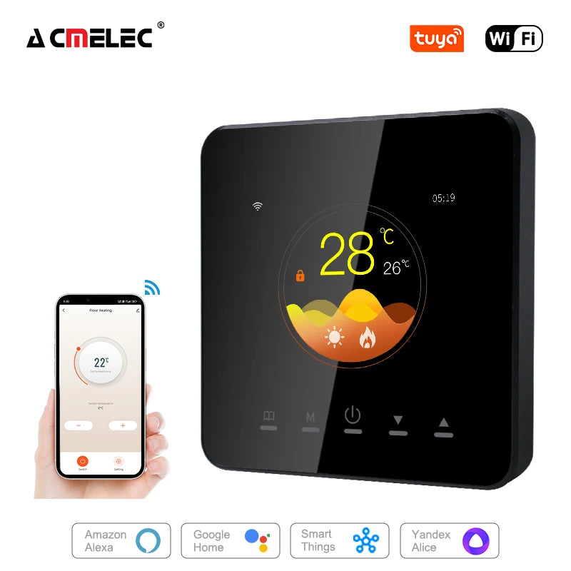 16A Smart Thermostat — Electric Floor Heating, Water & Boiler