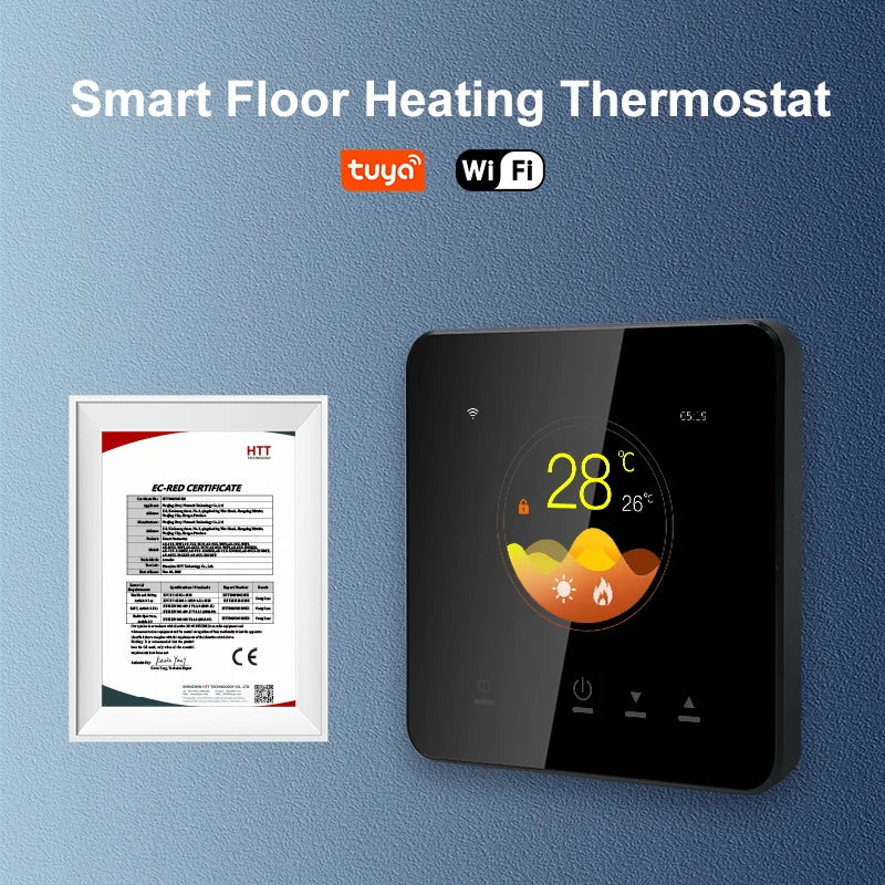 16A Smart Thermostat — Electric Floor Heating, Water & Boiler