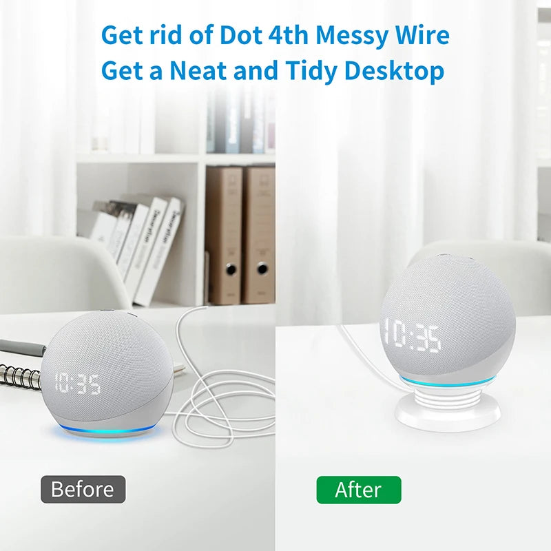 Echo Dot Wall Mount & Desktop Stand (4th & 5th Gen)