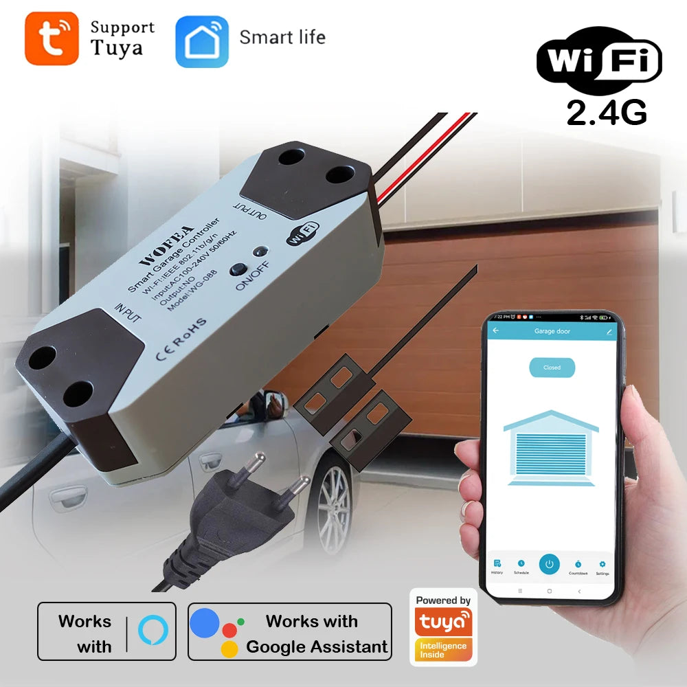 Smart Garage Door Opener Controller