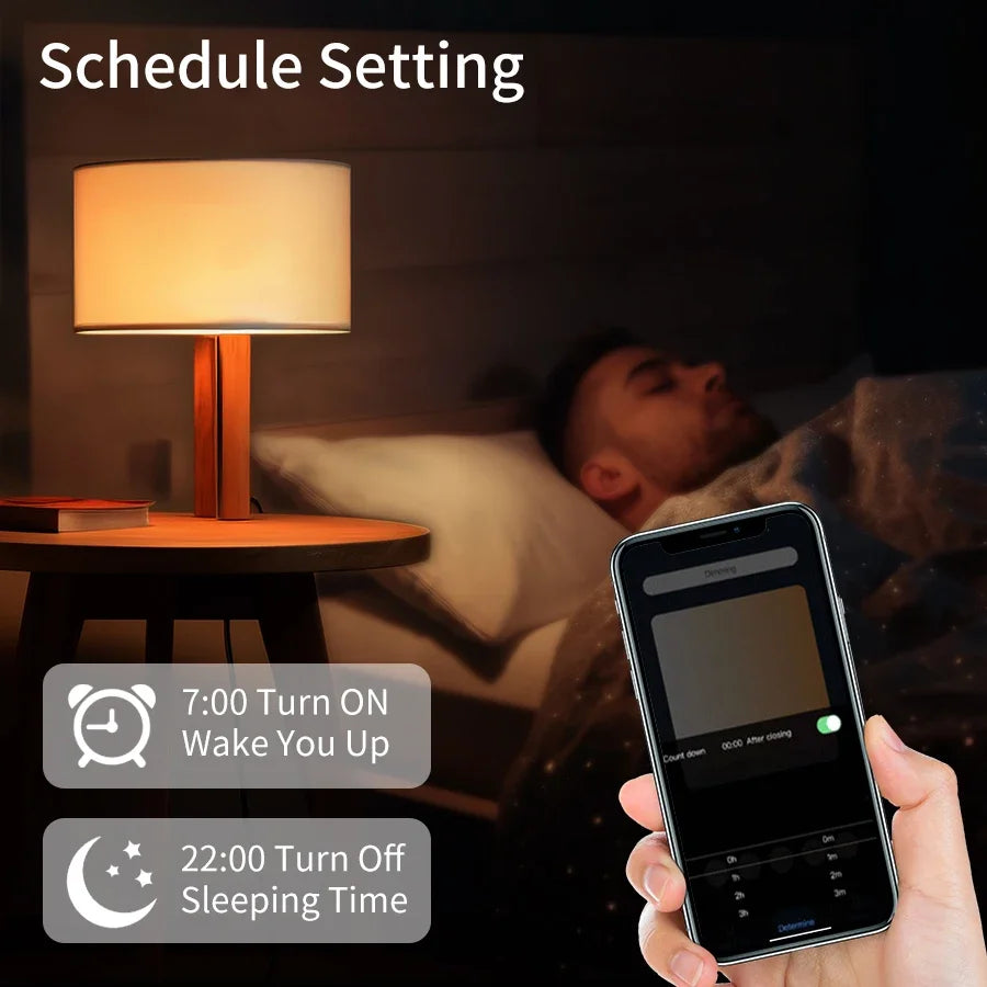 Smart WiFi LED Bulb — E27, Dimmable White & Warm White