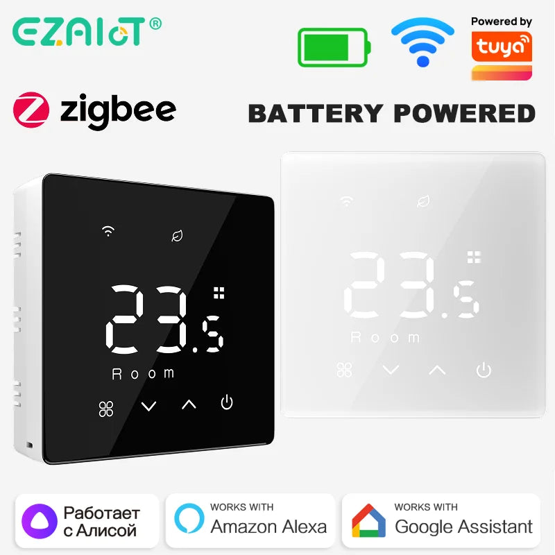 Smart Thermostat for Boiler & Water Heating — WiFi or Zigbee