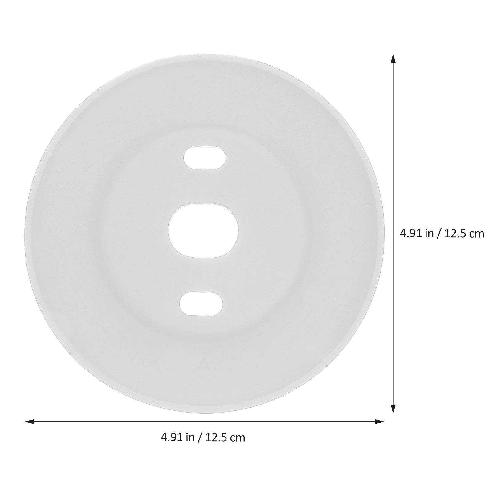 Round Thermostat Cover Plate
