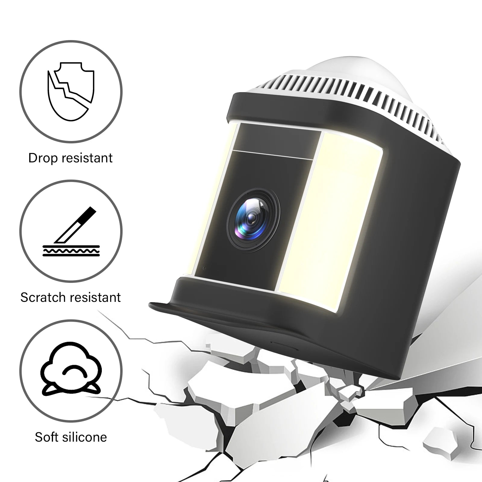 Weatherproof Silicone Cover for Ring Spotlight Cam Pro/Plus