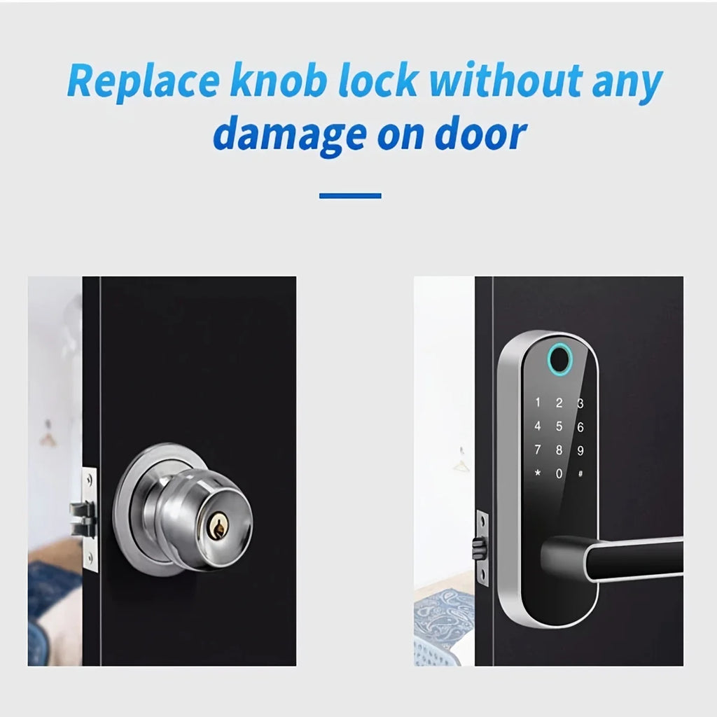 WiFi Fingerprint Door Lock — NFC, App & IP67 Waterproof