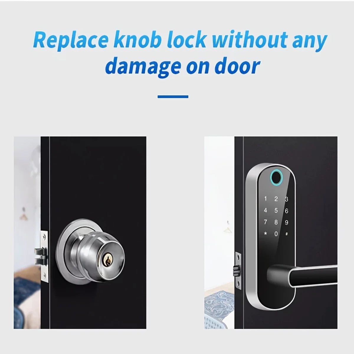 WiFi Fingerprint Door Lock — NFC, App & IP67 Waterproof