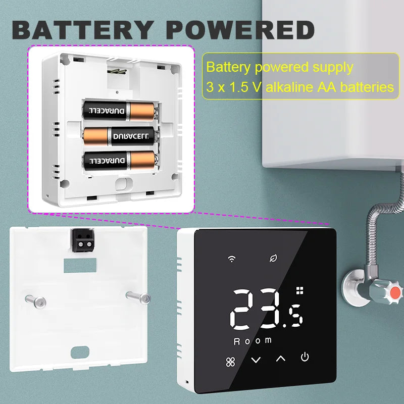 Smart Thermostat for Boiler & Water Heating — WiFi or Zigbee