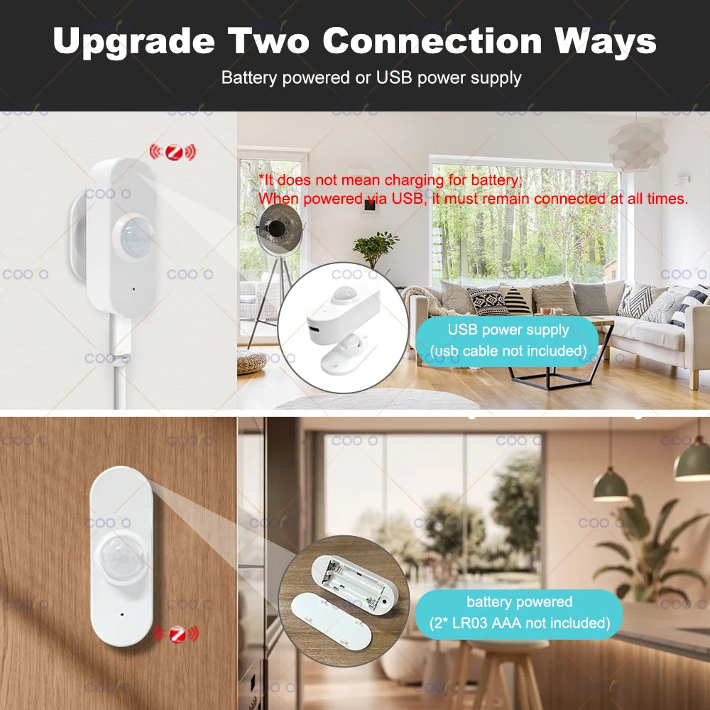 Budget mmWave + PIR Presence Sensor (Tuya/Zigbee2MQTT)