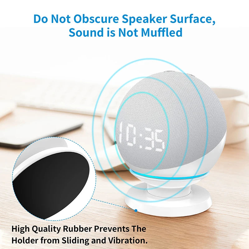Echo Dot Wall Mount & Desktop Stand (4th & 5th Gen)