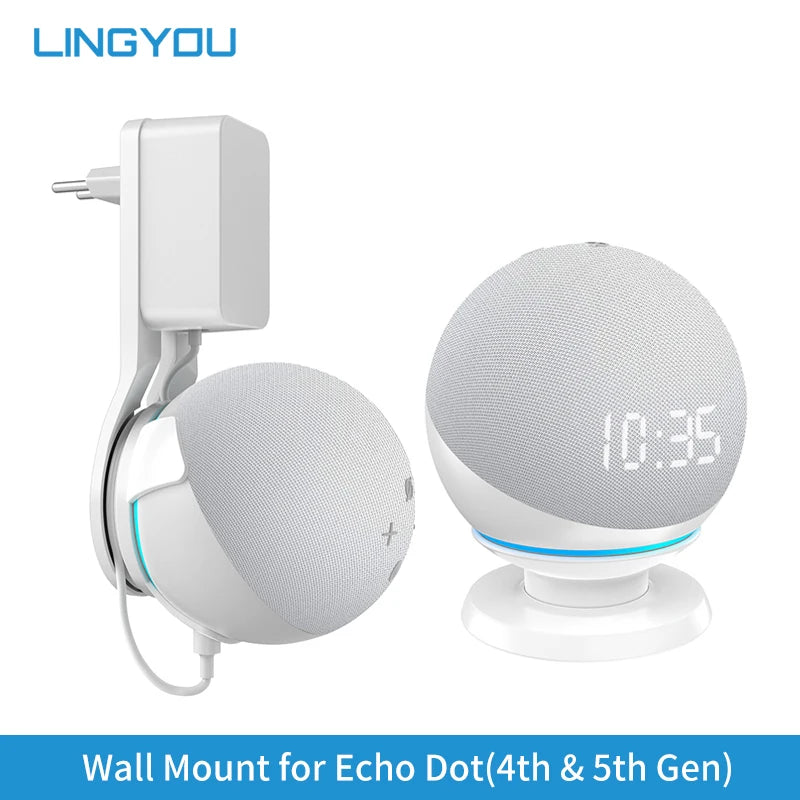 Echo Dot Wall Mount & Desktop Stand (4th & 5th Gen)
