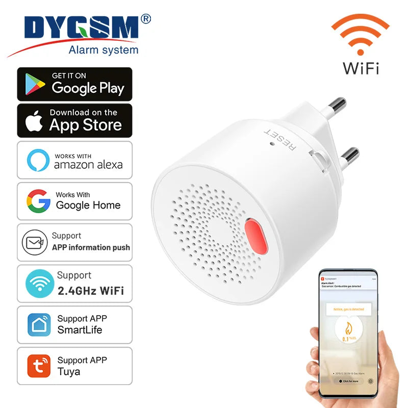 Smart WiFi Natural Gas Leak Sensor