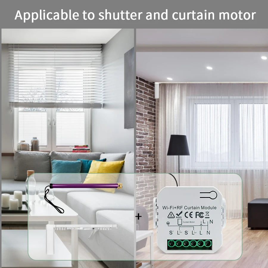 Smart Curtain/Blind Switch Module