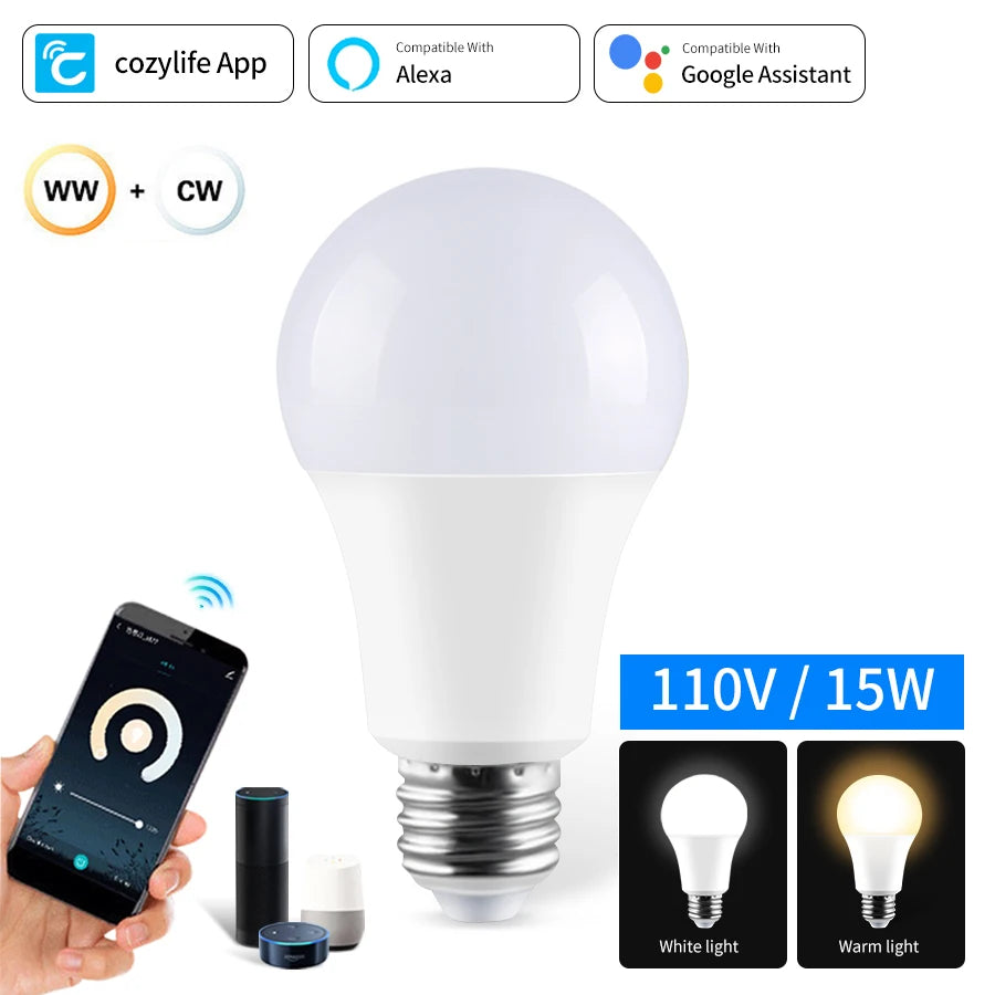 Smart WiFi Dimmable LED Bulb (E27)