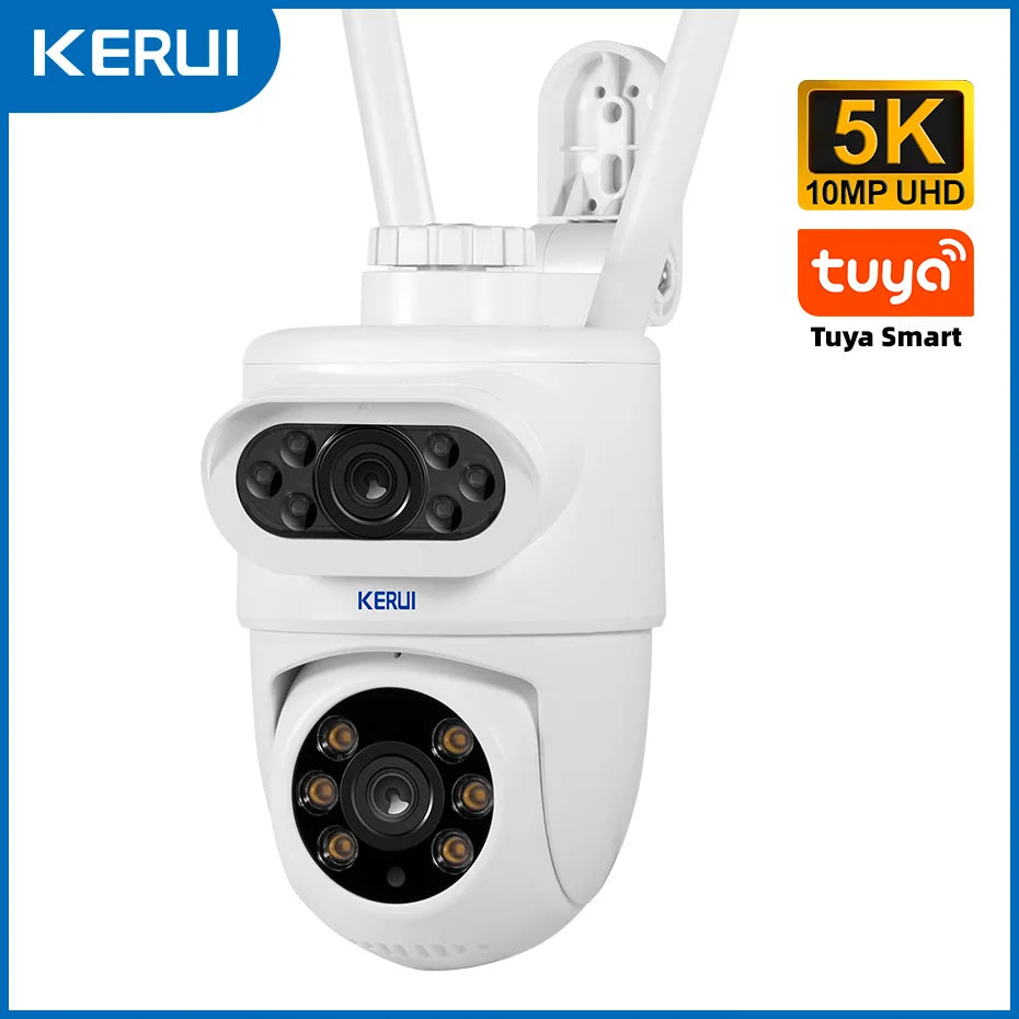 KERUI Outdoor Dual-Lens Security Camera