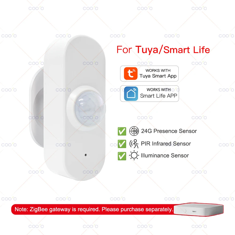 Budget mmWave + PIR Presence Sensor (Tuya/Zigbee2MQTT)