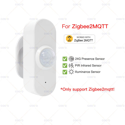 Budget mmWave + PIR Presence Sensor (Tuya/Zigbee2MQTT)
