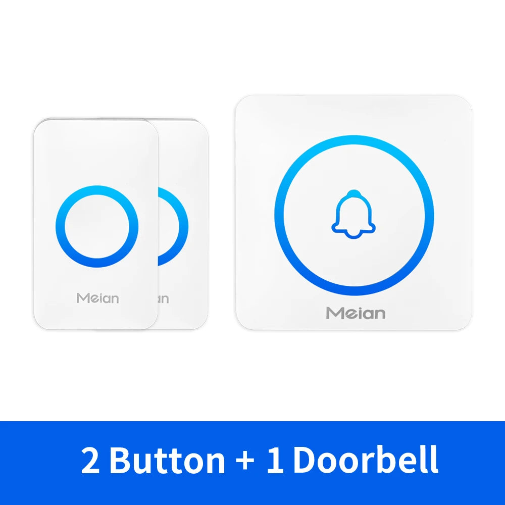Wireless Doorbell Chime — IP65 Waterproof, 60 Tones