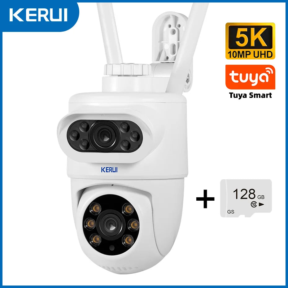 KERUI Outdoor Dual-Lens Security Camera