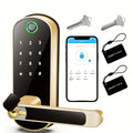 WiFi Fingerprint Door Lock — NFC, App & IP67 Waterproof