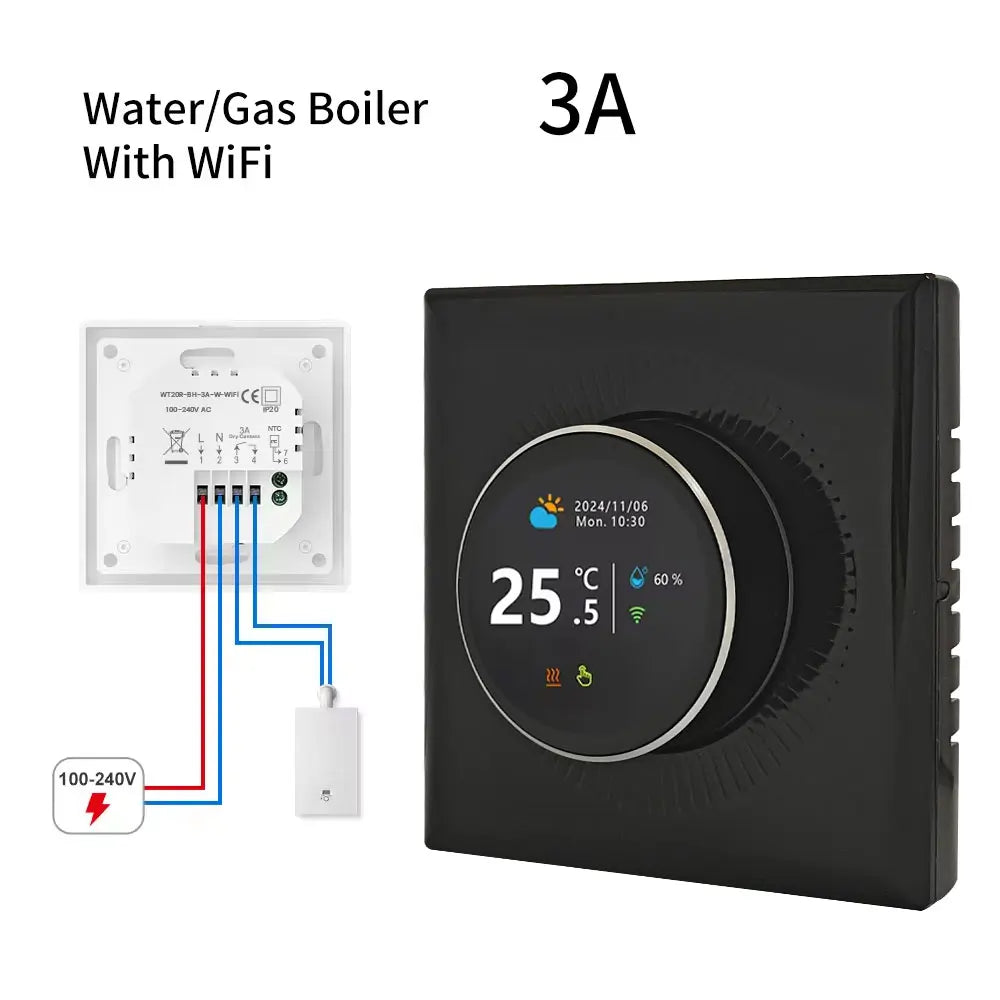 Smart Knob Thermostat — Radiant Floor, Water & Boiler Heating